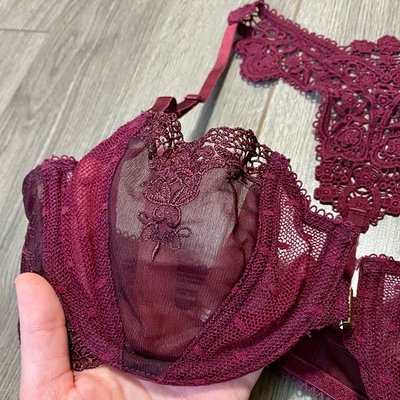 FreePeople NWOT Fancy Racerback Underwire Demi Bra - Picture 2 of 8